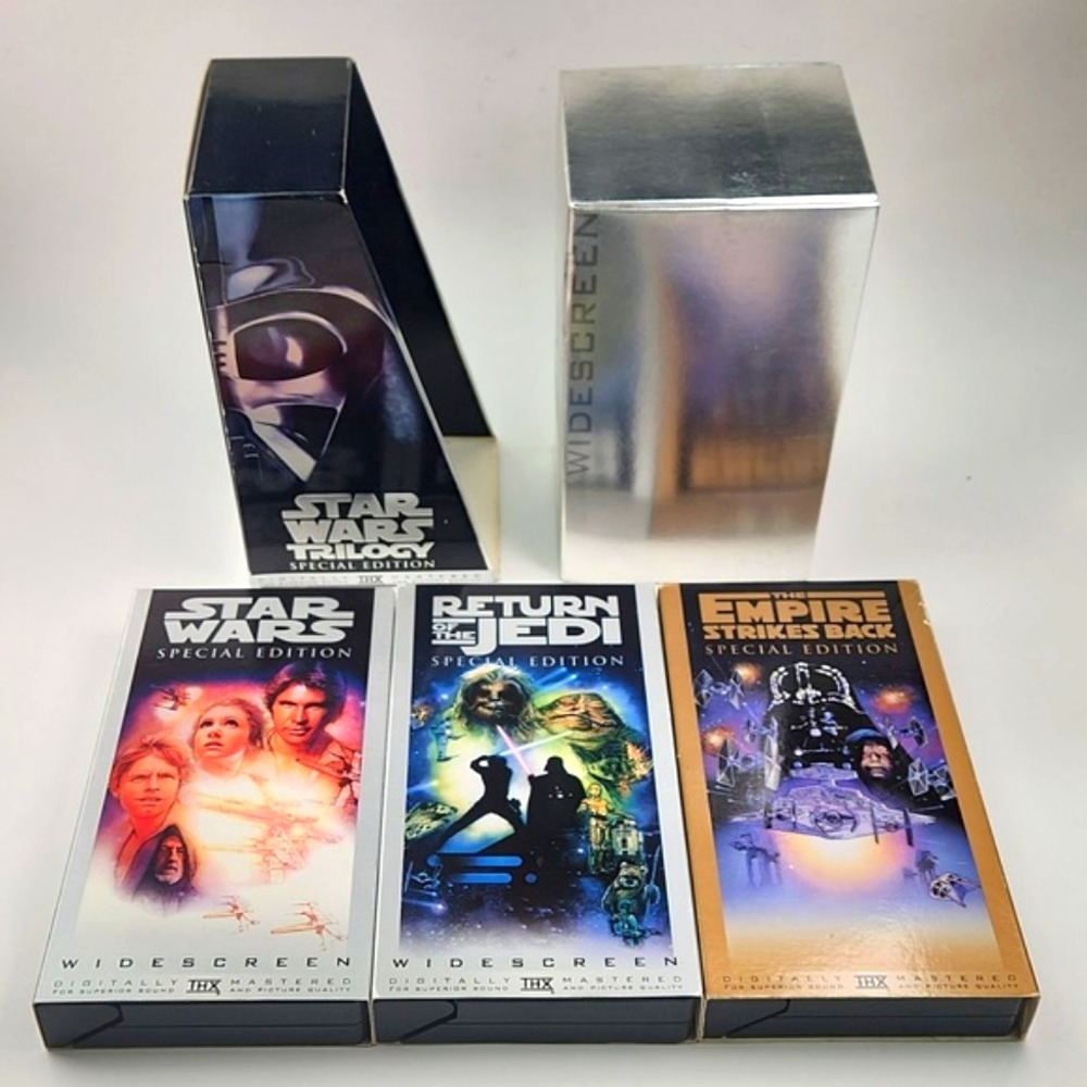 Star Wars Trilogy Widescreen Special Edition VHS boxed set 1997